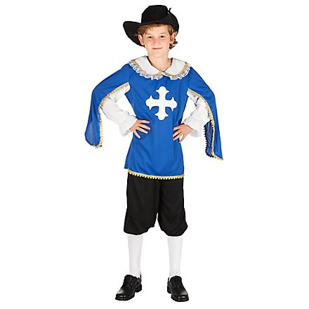 Musketeer Child Costume Blue Musketeer Child Costume Blue