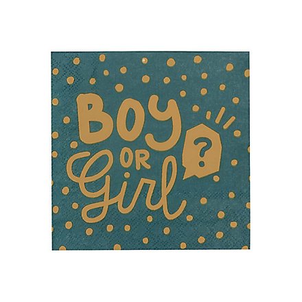 Boy or Girl Servietten 12 Stück