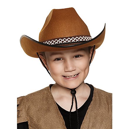 Cowboyhut für Kinder braun 