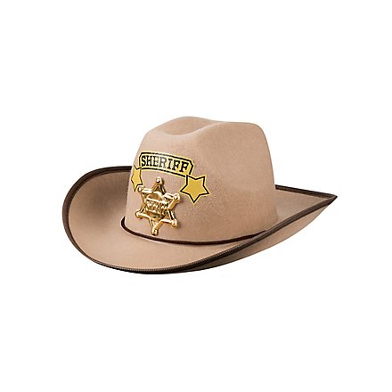 Cowboyhut Sheriff für Kinder