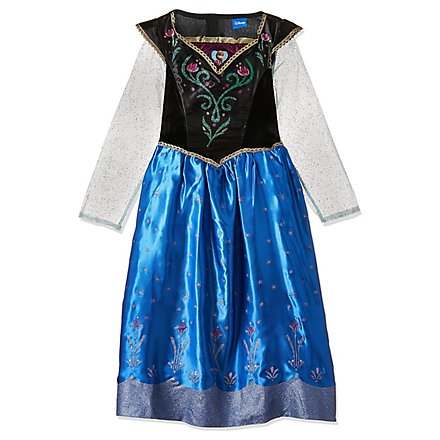 Rubies Anna Deluxe Kinderkostüm Größe M – Inkl. Kleid & Umhang, Für Märchenpartys & Verkleidungsspaß