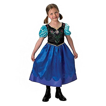 Die Eiskönigin Anna Kostüm für Kinder türkis-blau