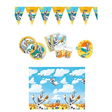 Frozen Olaf birthday party set 52 pieces