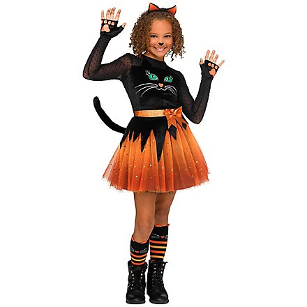 Halloween Katze Kostüm für Mädchen