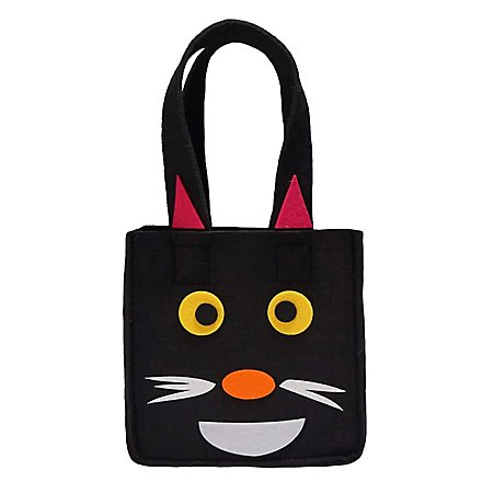 Halloween Tasche für Trick or Treat Katze