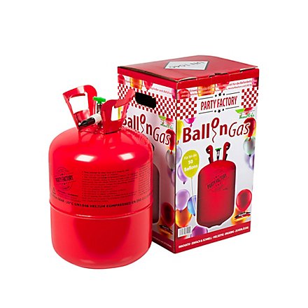 Helium Ballongas für ca. 50 Ballons