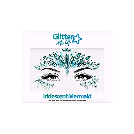 Iridescent Mermaid Face Jewels Gesichtsschmuck