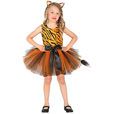 Kleiner Tiger Kostüm für Mädchen