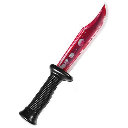 Kunstblut Messer aus Kunststoff