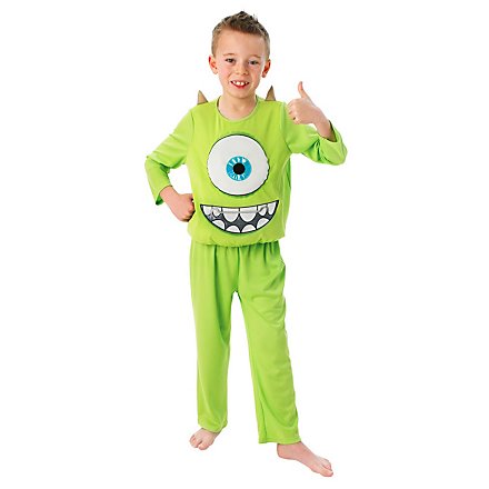 Mike Wazowski Deluxe Kids Costume - kidomio.com