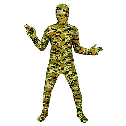 Morphsuit Kinder Camouflage Ganzkörperkostüm