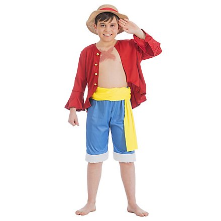 One Piece Monkey Luffy costume for children
