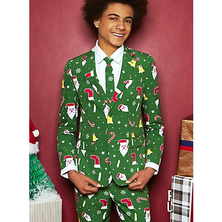 OppoSuits Teen Santaboss Suit for Teenagers