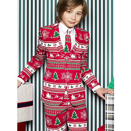 OppoSuits Teen Winter Wonderland Anzug für Jugendliche