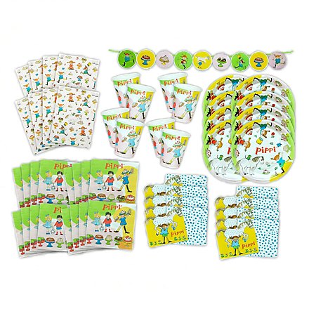 Pippi Langstrumpf – Partybox, 49-teilig