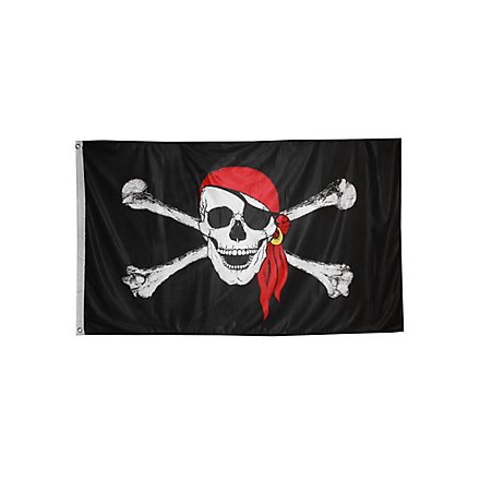 Piratenflagge mit Kopftuch 