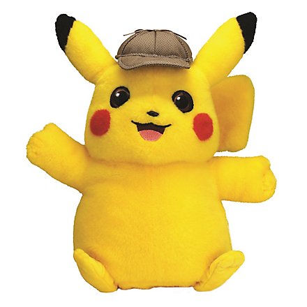 Pokémon - Sprechender Meisterdetektiv Pikachu Plüschfigur