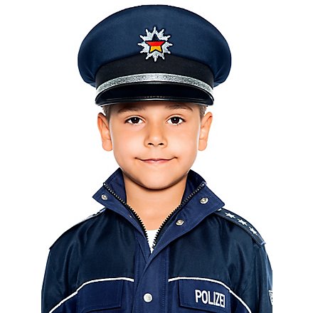 Polizeihut für Kinder blau