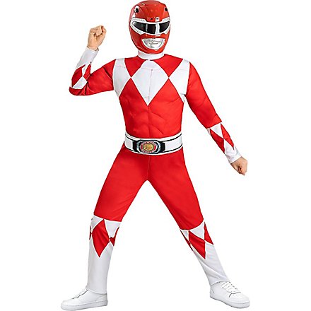 Power Rangers – rotes Kostüm für Kinder