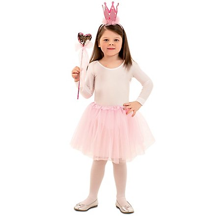 Rosa Prinzessin Kostümset für Mädchen