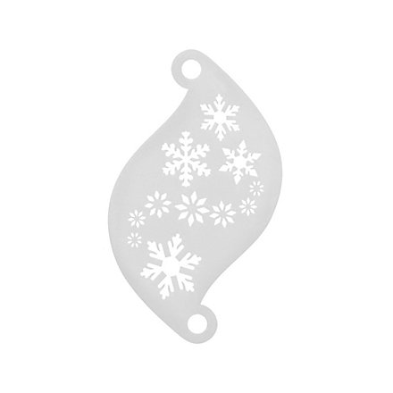 Schminkschablone Snowflakes