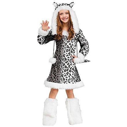 Schneeleopard Kostüm für Jugendliche