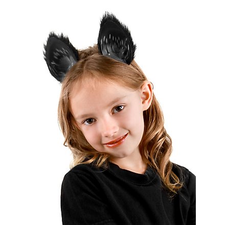 Schwarze Katze Accessoire Set für Kinder