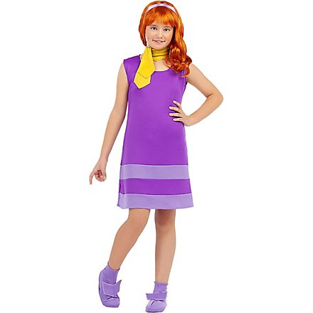 daphne dress scooby doo Cosplay Costume Scooby-Doo Velma & Daphne Costume Adult Women Halloween  Party