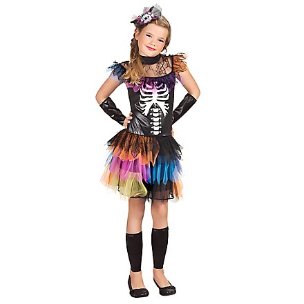 Skelettprinzessin Kinderkostüm