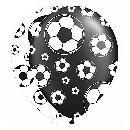 Soccer party balloons 8 pcs