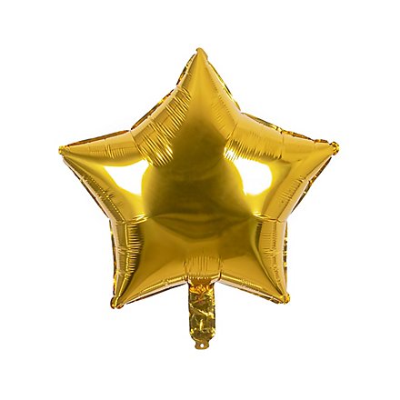Star foil balloon gold