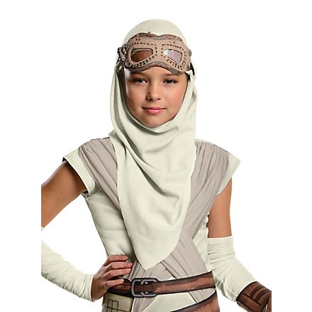Star Wars 7 Rey Maske und Kapuze für Kinder