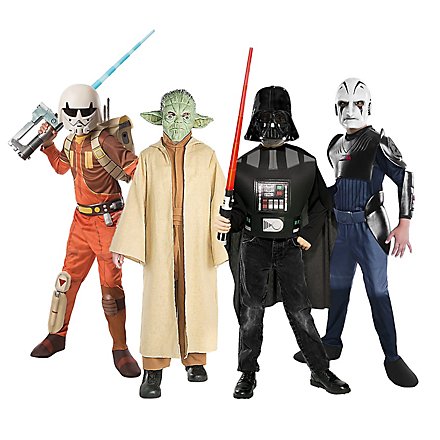 Star Wars Kostüm Box für Kinder mit 4 Kostümen
