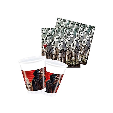 Star Wars paper plates and napkins party set