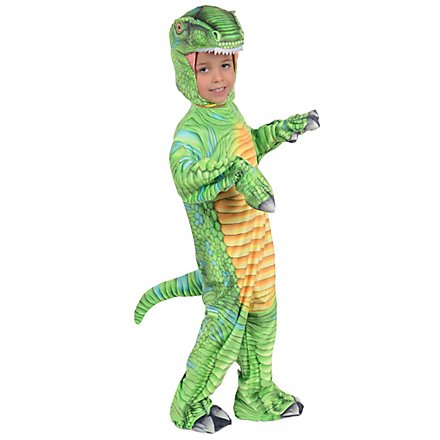 T-Rex grün Dinokostüm für Kinder