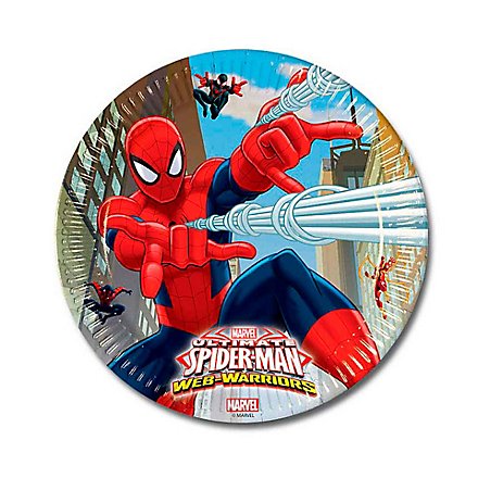 Ultimate Spider-Man Pappteller 8 Stück