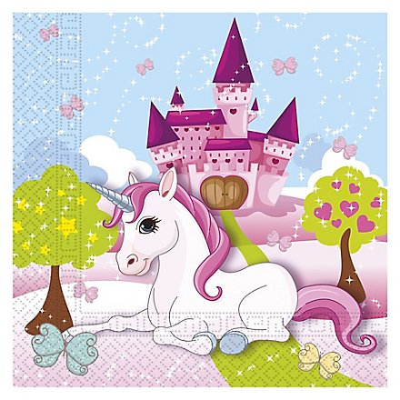 Unicorn napkins 20 pieces