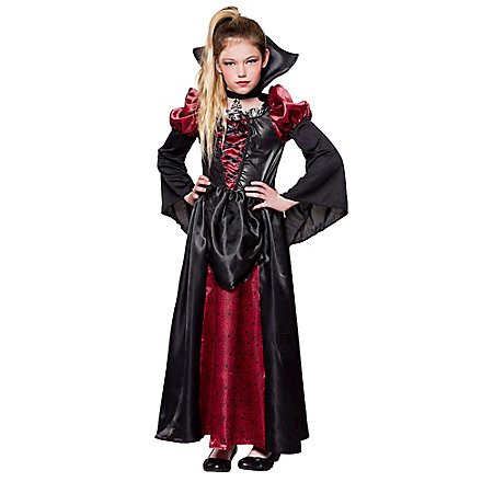 Vampirlady Kostüm für Kinder