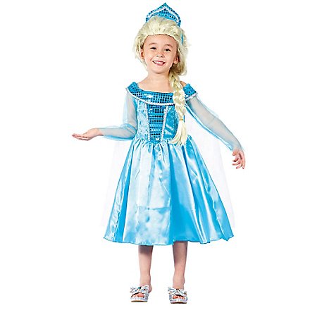 navy blue dress for baby girl Lauren Elaine Snow Queen Princess Dress Snow Queen Blue (Pictured- Sold Out) / 3 Toddler
