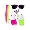 80er Neon Accessoire-Set
