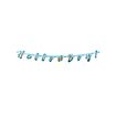 Baby party decoration set Hello Boy 28 pieces for 6 persons