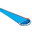 Banzai Speed Blast Water Slide – 4,88 m Renn-Wasserrutsche