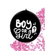 Boy or Girl Konfettiballon rosa