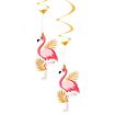 Flamingo Deco Spirals 2 pieces