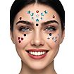 Glitzerkristalle für die Haut zum Aufkleben bunt