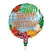 Happy Birthday Folienballon Hawaii