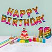 Happy Birthday Folienballongirlande