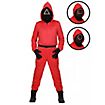Korean Game Aufseher Overall mit Maske für Kinder