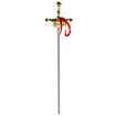 Musketierdegen aus Kunststoff 58 cm