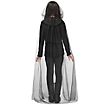 Nachtschwarzes Glitzercape für Kinder